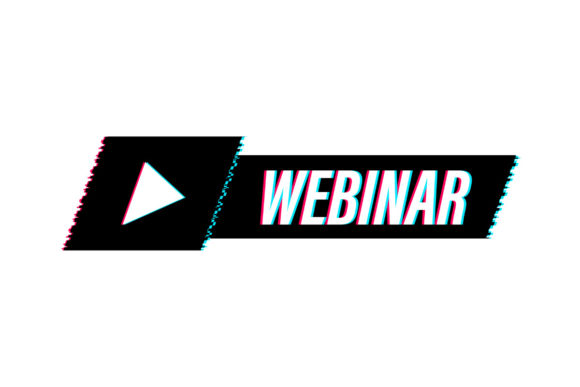 Download Live Webinar Button, Glitch Icon. - Live Collection