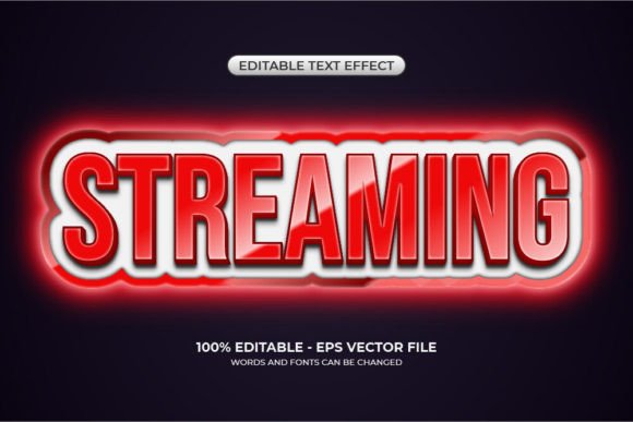 Download 3D Live Streaming Text Effect - Live Collection