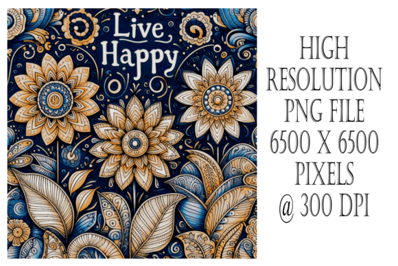 Download Live Happy Quote with Flowers - Live Collection