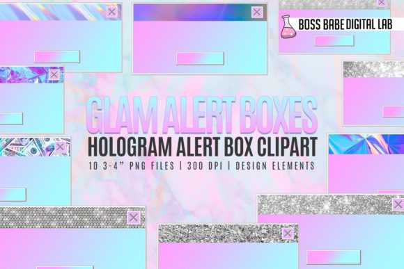 Download Hologram Glam Alert Message Pack - Alert Collection