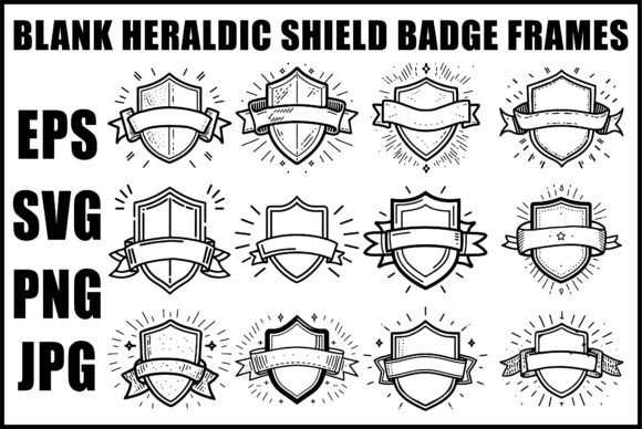 Download VintageHeraldic Shield Sword SVG - Premium Bundle