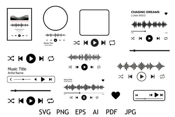 Download Music Player SVG Bundle - Player Collection